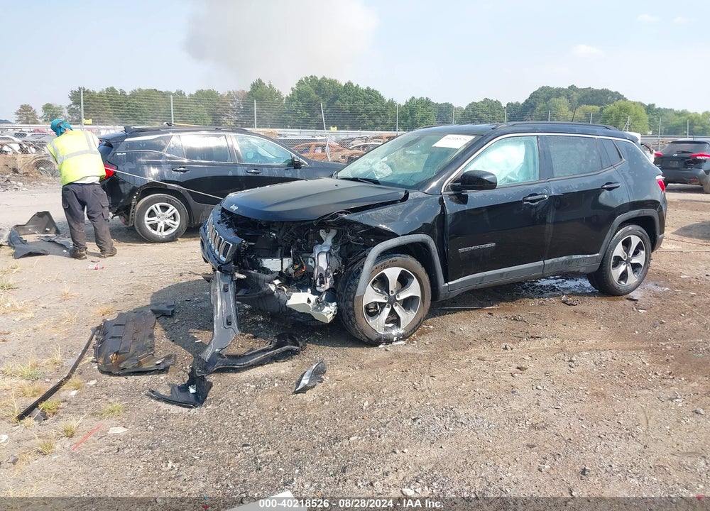 2018 JEEP COMPASS LATITUDE FWD VIN: 3C4NJCBB3JT286207