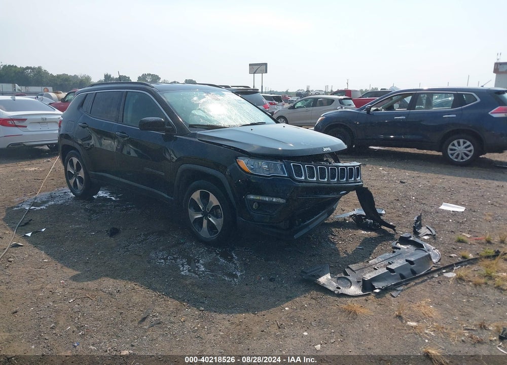 2018 JEEP COMPASS LATITUDE FWD VIN: 3C4NJCBB3JT286207
