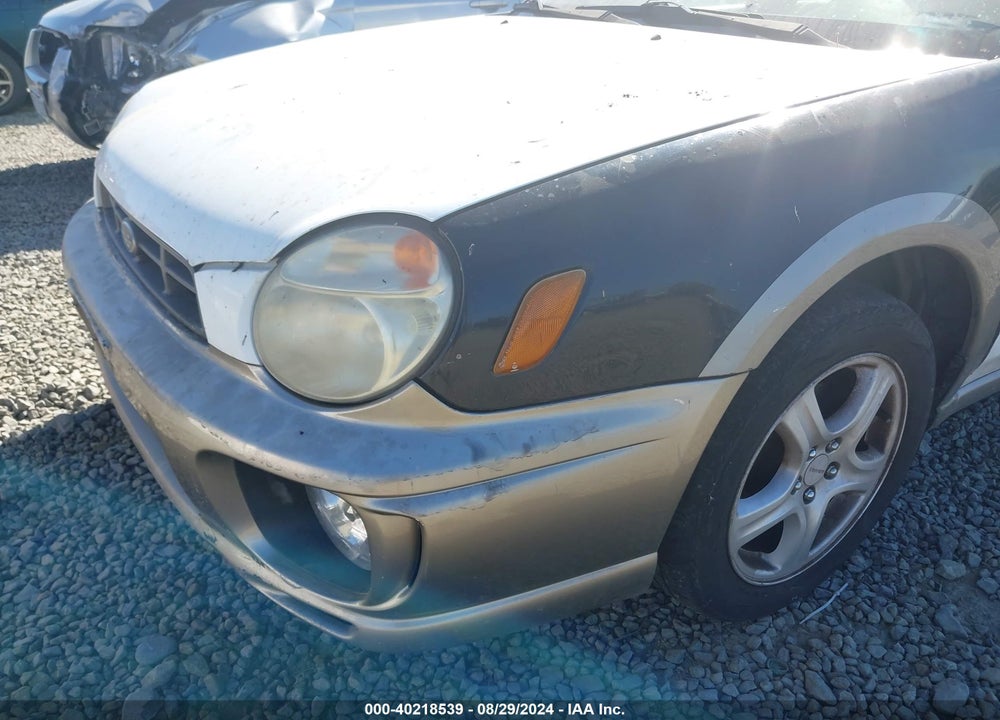 2002 SUBARU IMPREZA OUTBACK SPORT VIN: JF1GG685X2G826691