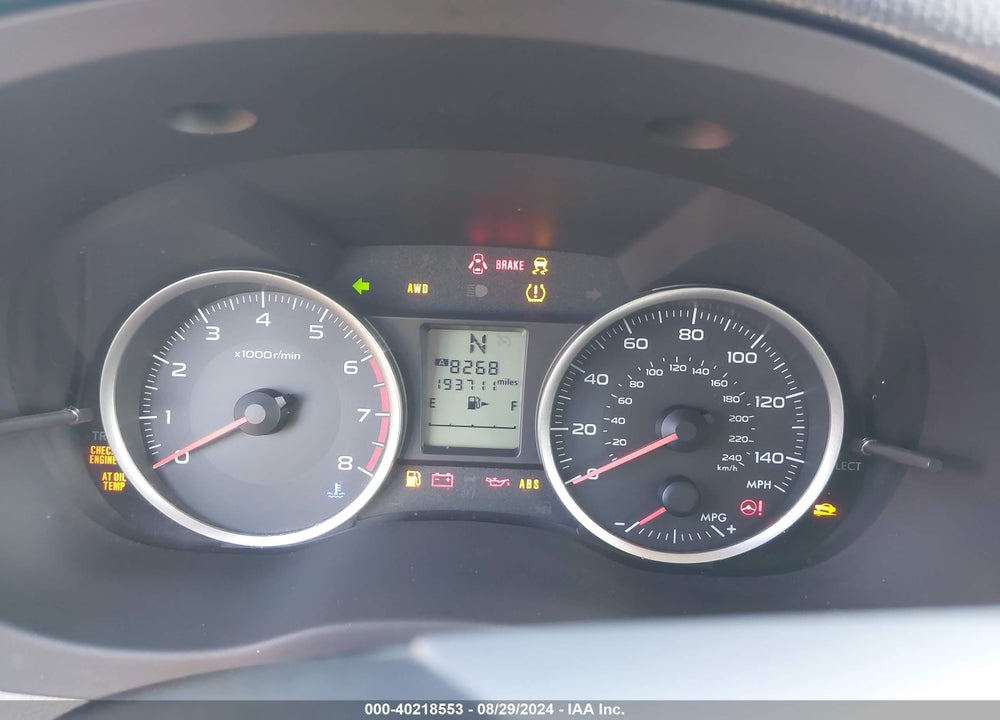 2014 SUBARU FORESTER 2.5I VIN: JF2SJAAC4EH465007