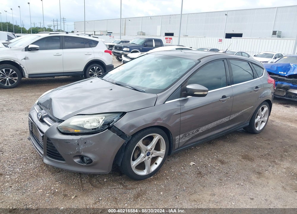 2013 FORD FOCUS TITANIUM VIN: 1FADP3N29DL313048