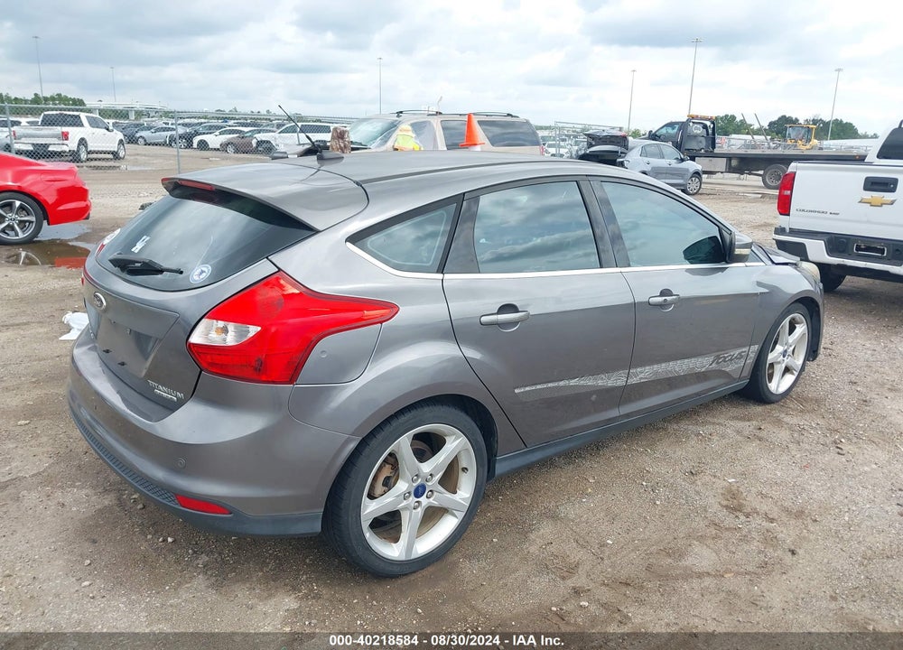 2013 FORD FOCUS TITANIUM VIN: 1FADP3N29DL313048