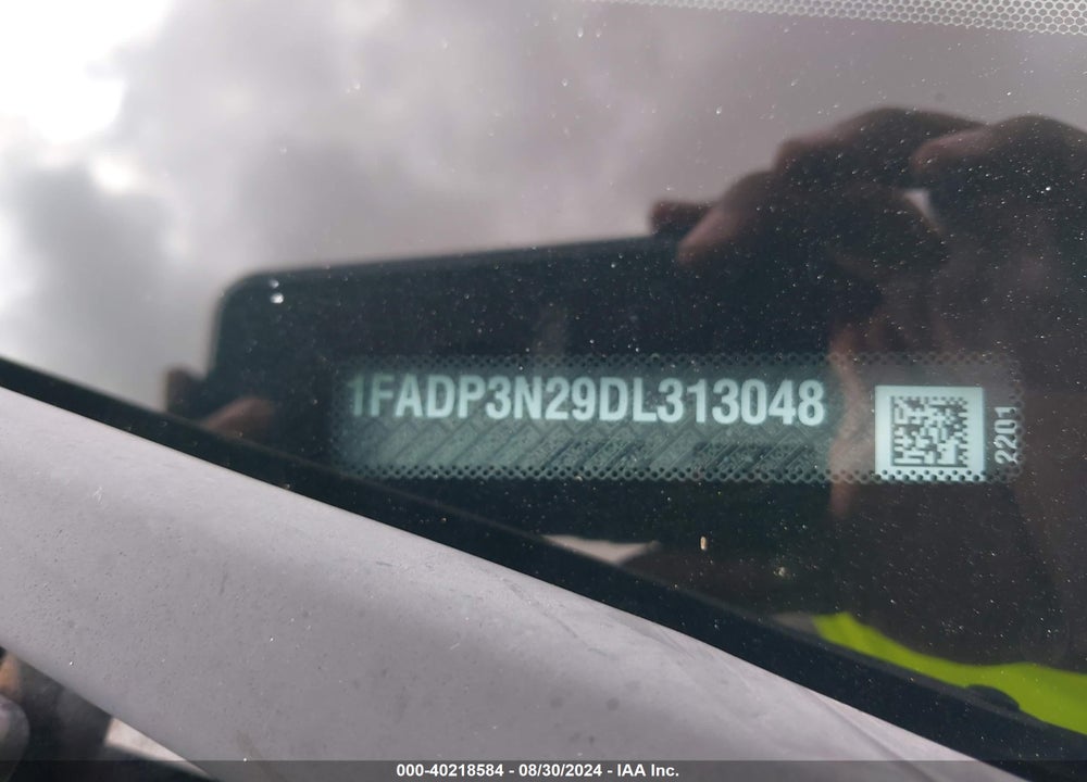 2013 FORD FOCUS TITANIUM VIN: 1FADP3N29DL313048
