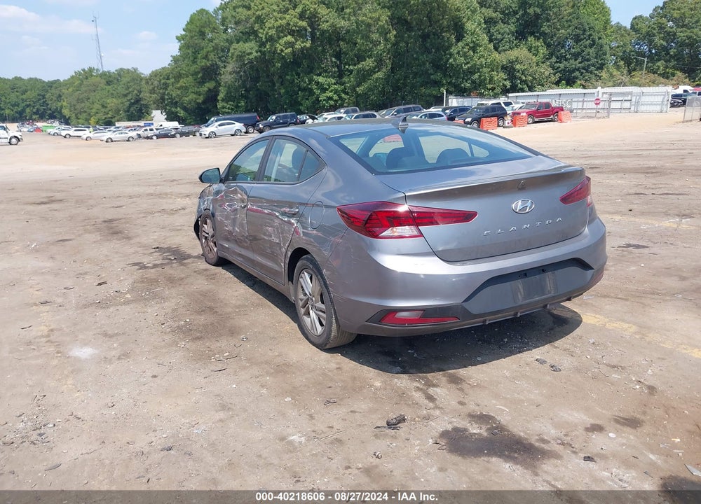 2019 HYUNDAI ELANTRA SEL VIN: 5NPD84LF9KH458045