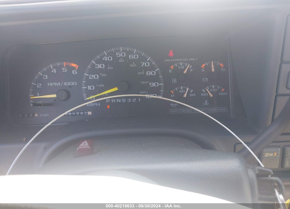 1996 GMC SIERRA K1500 VIN: 2GTEK19M8T1537171