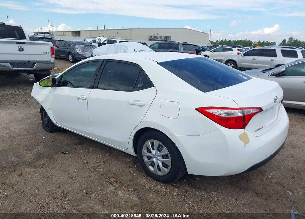 2016 TOYOTA COROLLA L VIN: 5YFBURHE8GP485375