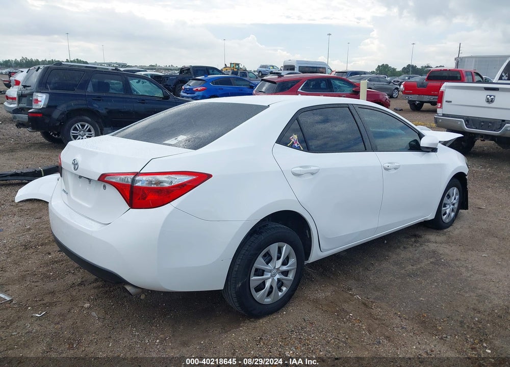 2016 TOYOTA COROLLA L VIN: 5YFBURHE8GP485375