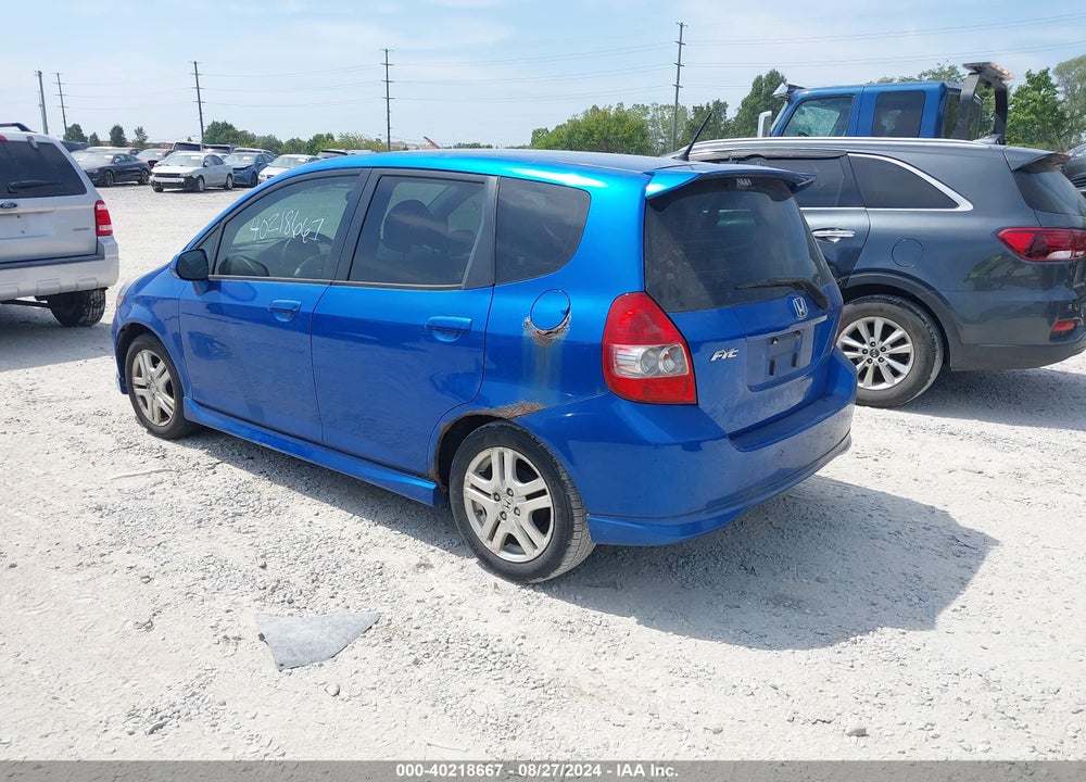 2008 HONDA FIT SPORT VIN: JHMGD37648S062479