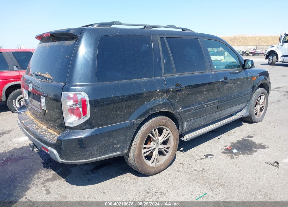 2006 HONDA PILOT EX-L VIN: 5FNYF28686B043873