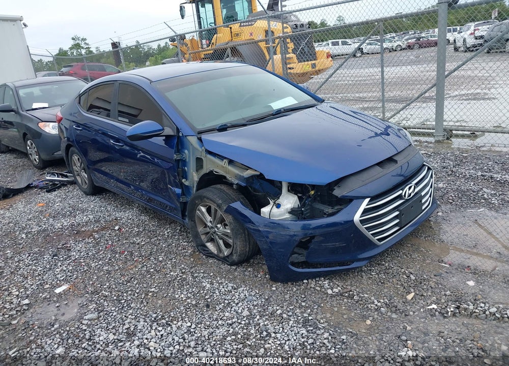 2018 HYUNDAI ELANTRA SEL VIN: 5NPD84LF1JH253804