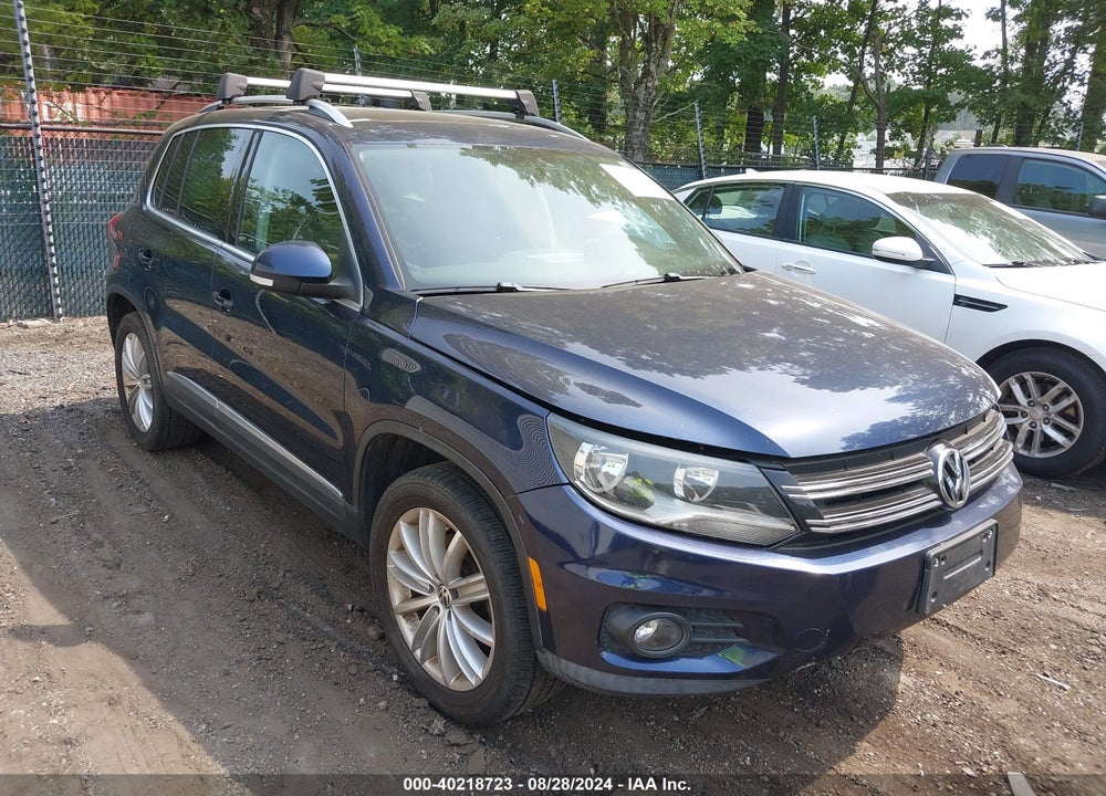 2012 VOLKSWAGEN TIGUAN SE VIN: WVGBV7AX8CW596406