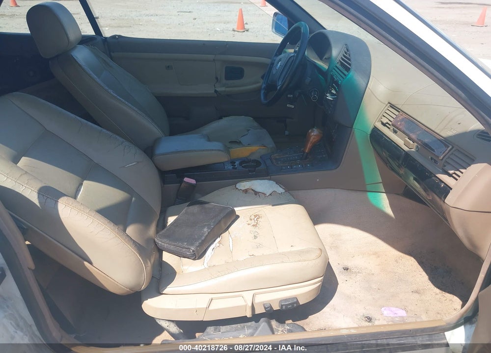 1998 BMW 328IC VIN: WBABK832XWEY88344
