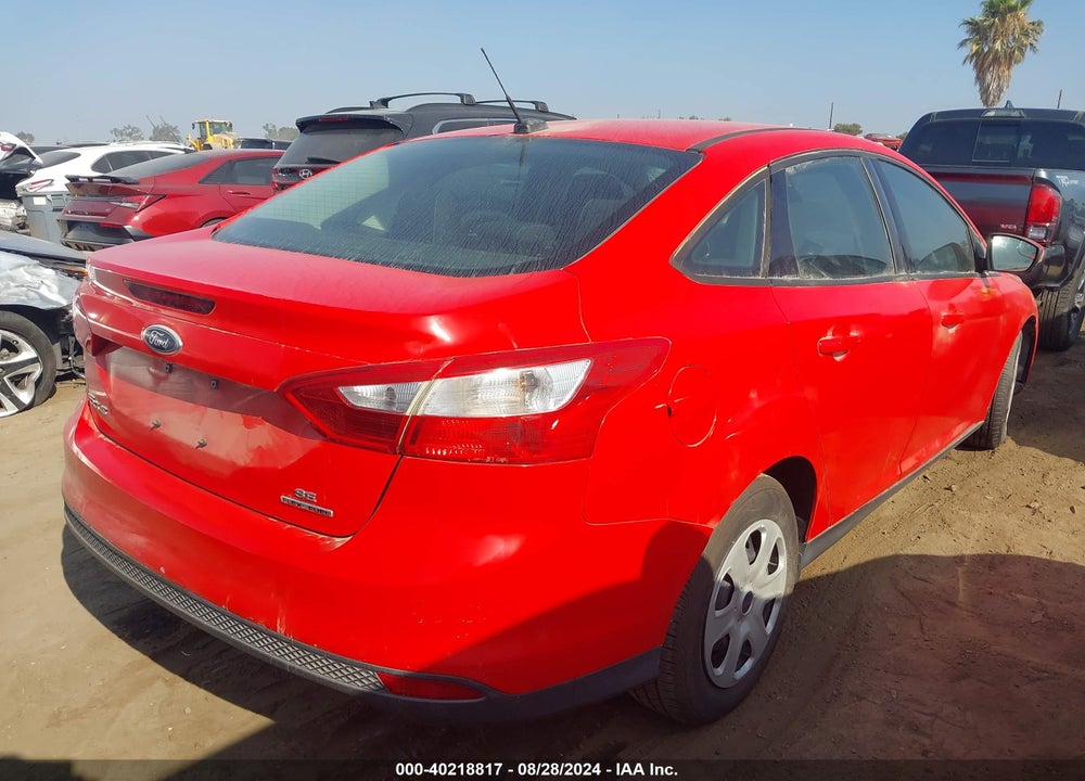2013 FORD FOCUS SE VIN: 1FADP3F28DL212999