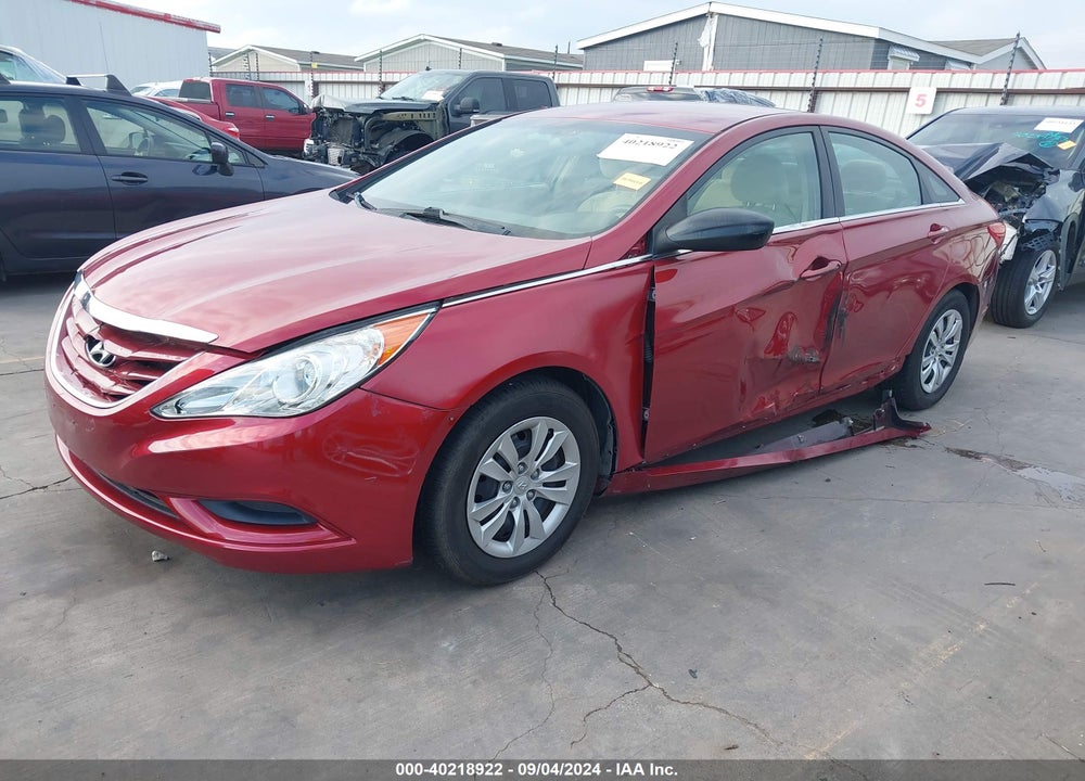 2013 HYUNDAI SONATA GLS VIN: 5NPEB4AC2DH552222