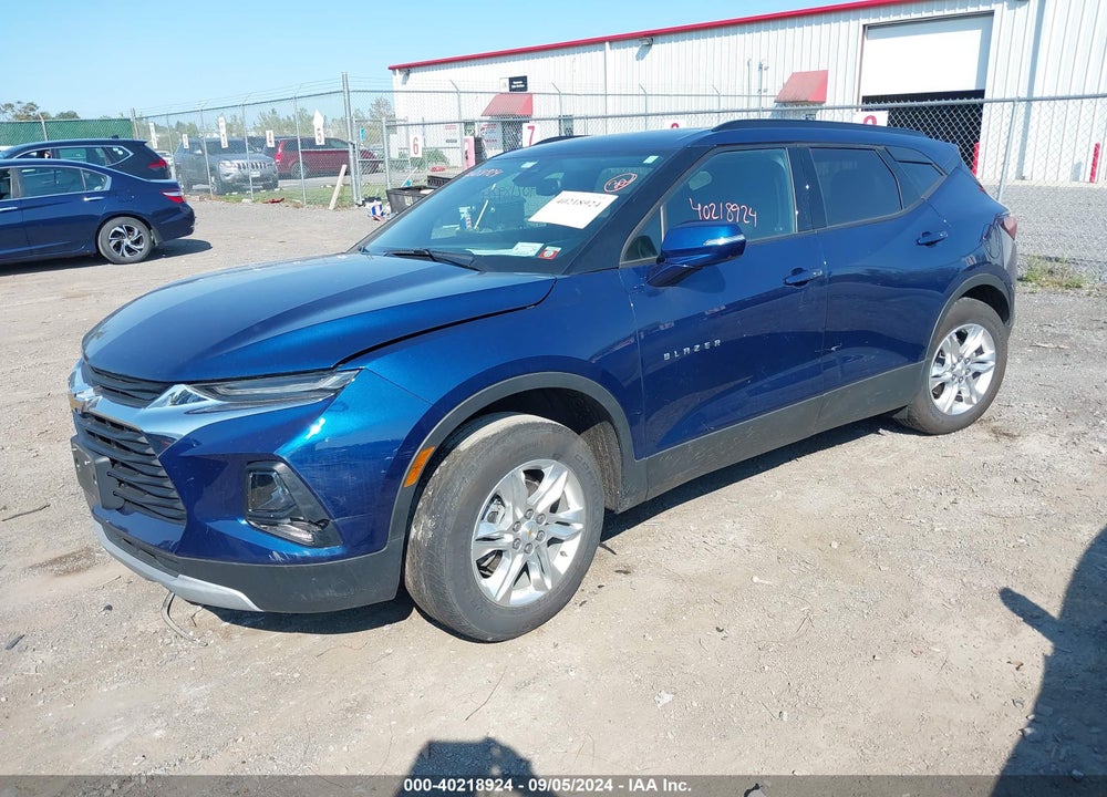 2022 CHEVROLET BLAZER AWD 2LT VIN: 3GNKBHR41NS203493