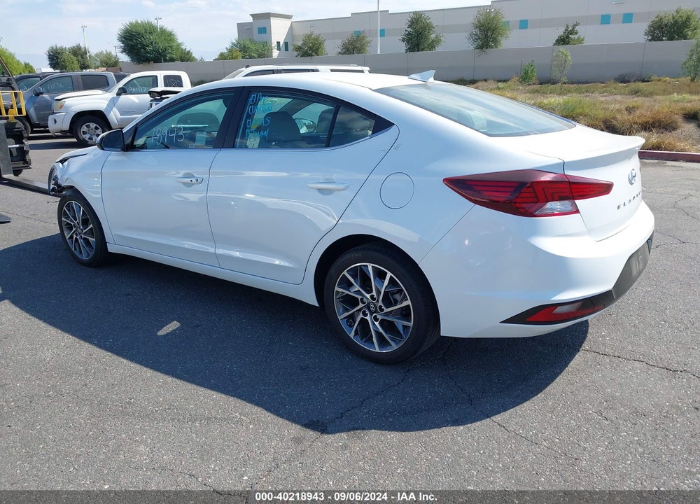 2020 HYUNDAI ELANTRA LIMITED VIN: 5NPD84LFXLH590197