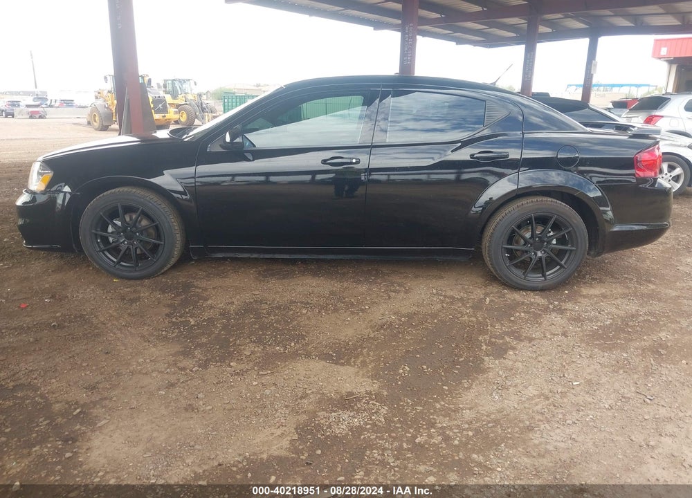 2014 DODGE AVENGER SXT VIN: 1C3CDZCG6EN121130