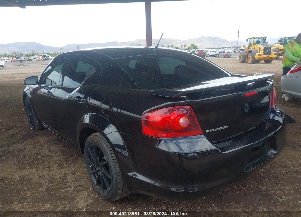 2014 DODGE AVENGER SXT VIN: 1C3CDZCG6EN121130
