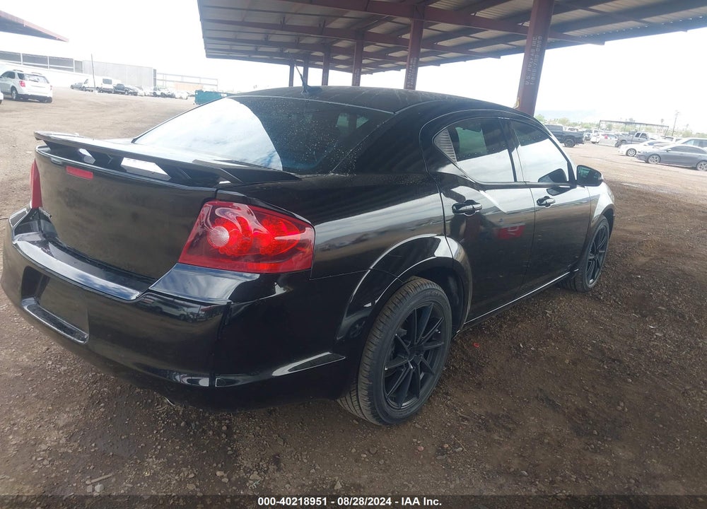 2014 DODGE AVENGER SXT VIN: 1C3CDZCG6EN121130