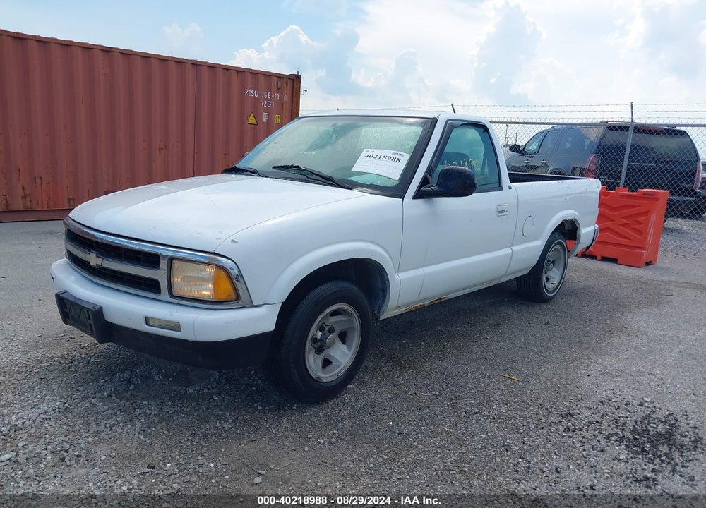 1997 CHEVROLET S-10 LS FLEETSIDE VIN: 1GCCS1443V8176091