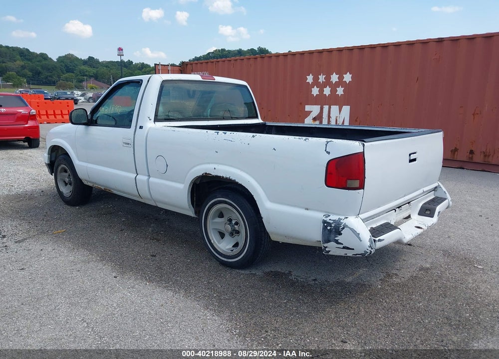 1997 CHEVROLET S-10 LS FLEETSIDE VIN: 1GCCS1443V8176091