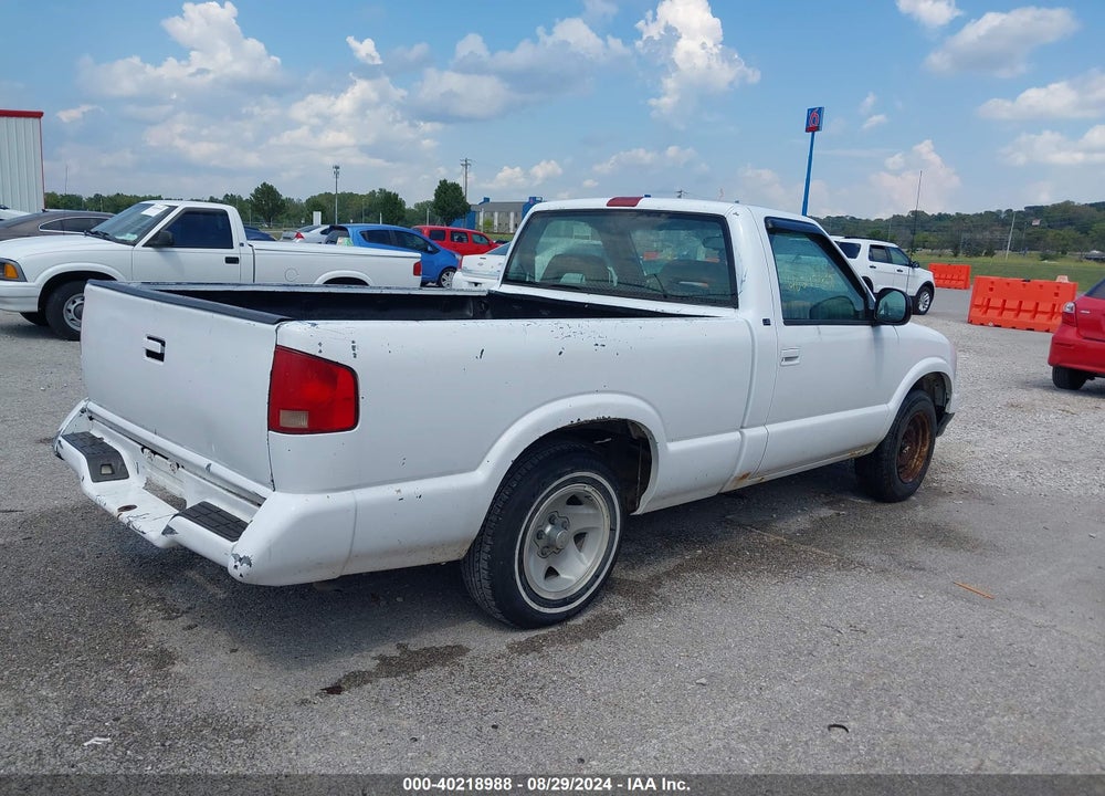 1997 CHEVROLET S-10 LS FLEETSIDE VIN: 1GCCS1443V8176091