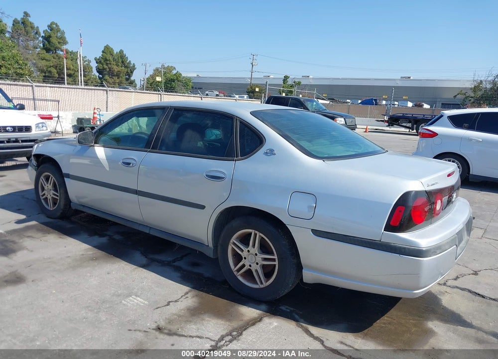 2004 CHEVROLET IMPALA VIN: 2G1WF52E149264606