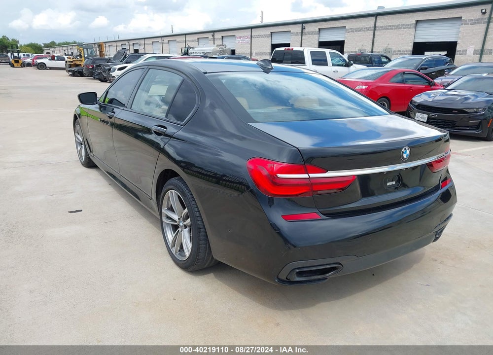2016 BMW 750I XDRIVE VIN: WBA7F2C50GG419481