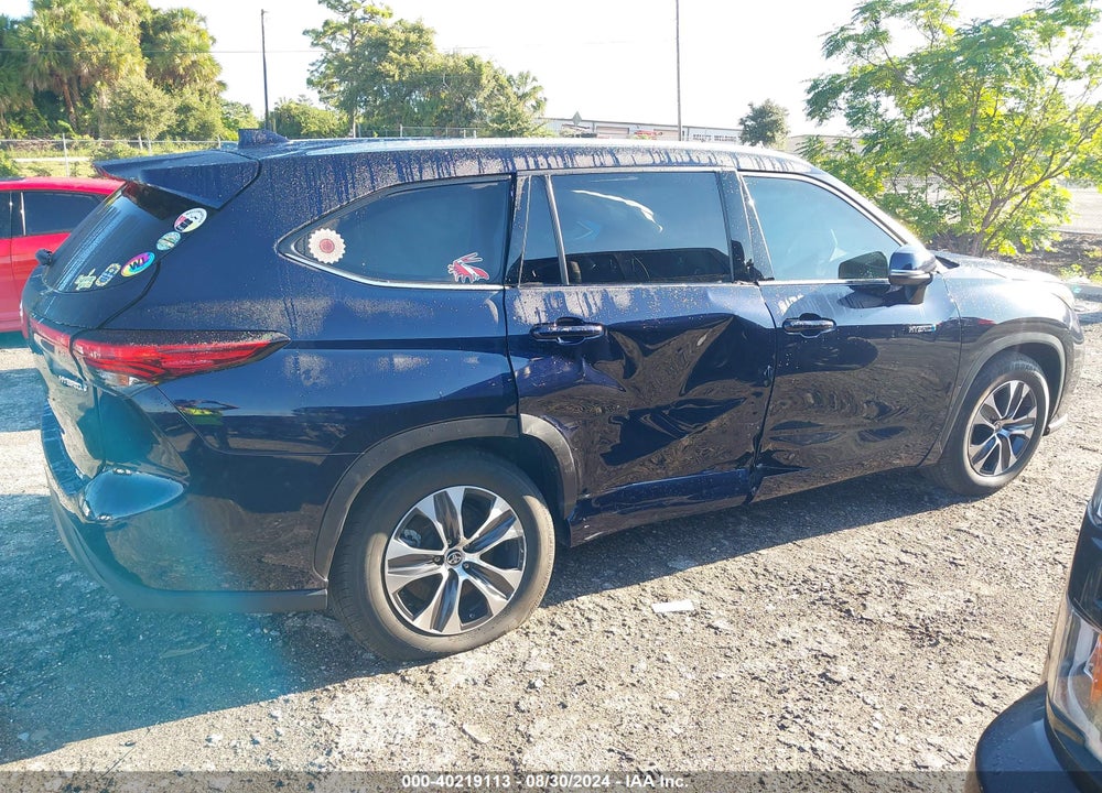 2020 TOYOTA HIGHLANDER HYBRID XLE VIN: 5TDGARAH4LS502564