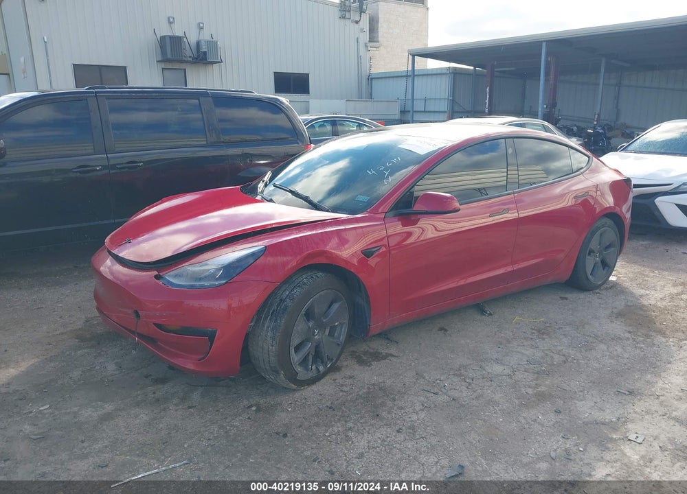 2022 TESLA MODEL 3 REAR-WHEEL DRIVE VIN: 5YJ3E1EAXNF320778