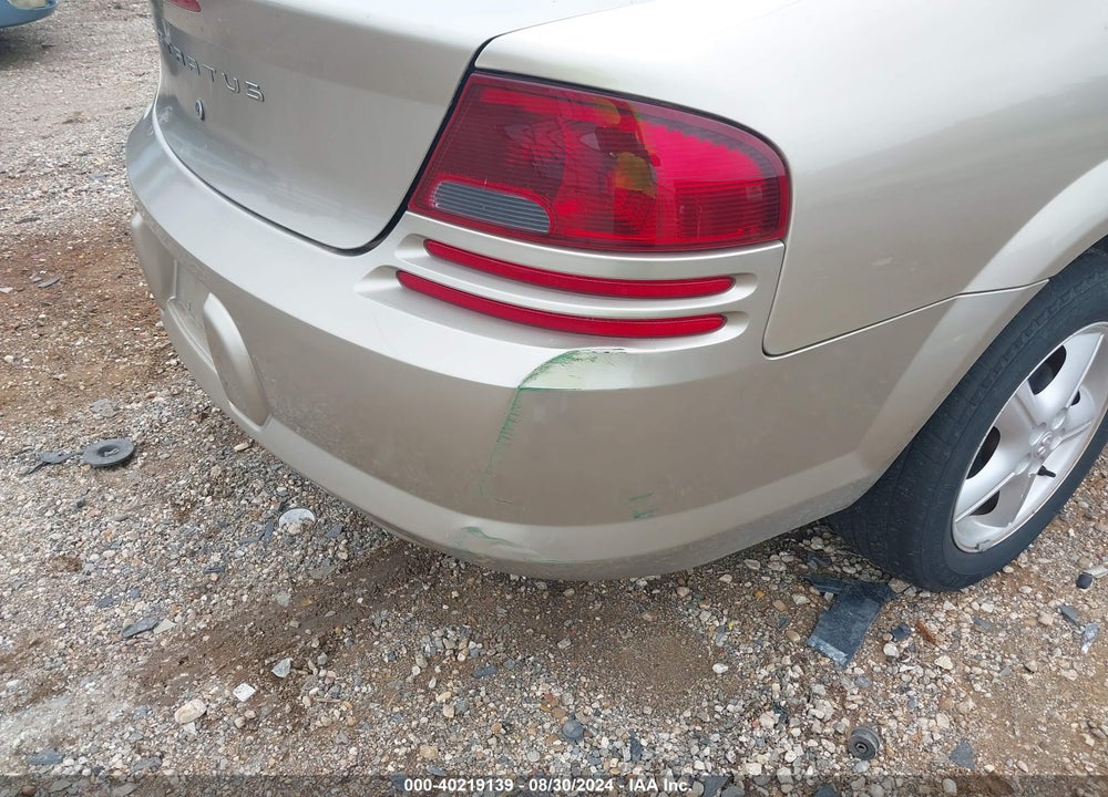 2004 DODGE STRATUS SE VIN: 1B3EL36X24N419027