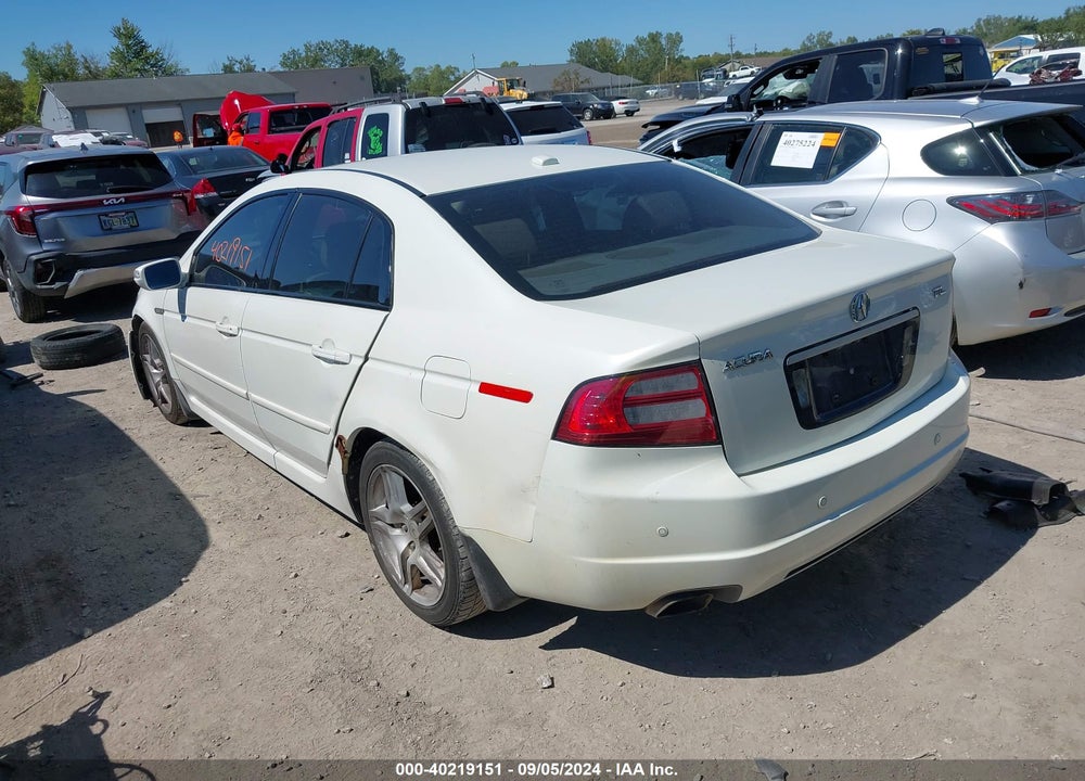 2008 ACURA TL 3.2 VIN: 19UUA66208A037857