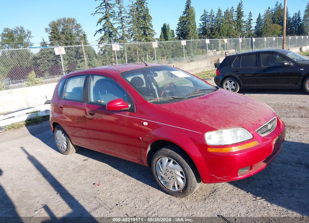 2008 CHEVROLET AVEO 5 VIN: KL1TD66618B161626