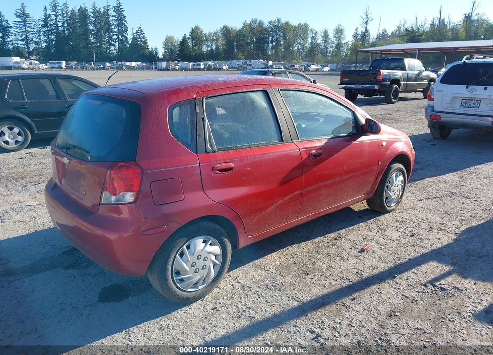 2008 CHEVROLET AVEO 5 VIN: KL1TD66618B161626