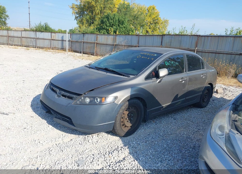 2008 HONDA CIVIC SDN LX VIN: 2HGFA16568H337278