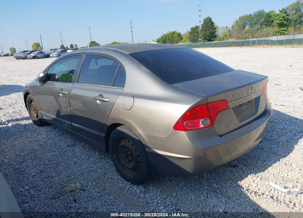 2008 HONDA CIVIC SDN LX VIN: 2HGFA16568H337278