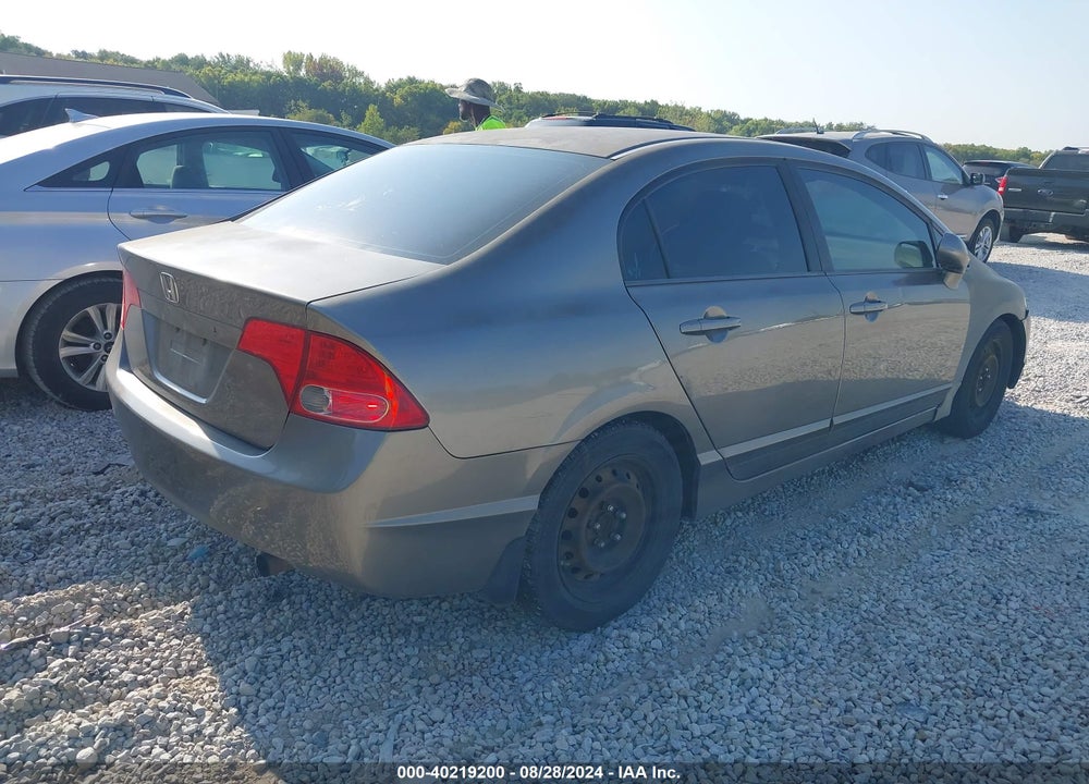 2008 HONDA CIVIC SDN LX VIN: 2HGFA16568H337278