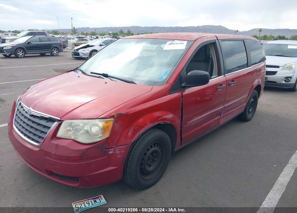 2008 CHRYSLER TOWN & COUNTRY LX VIN: 2A8HR44H08R799093