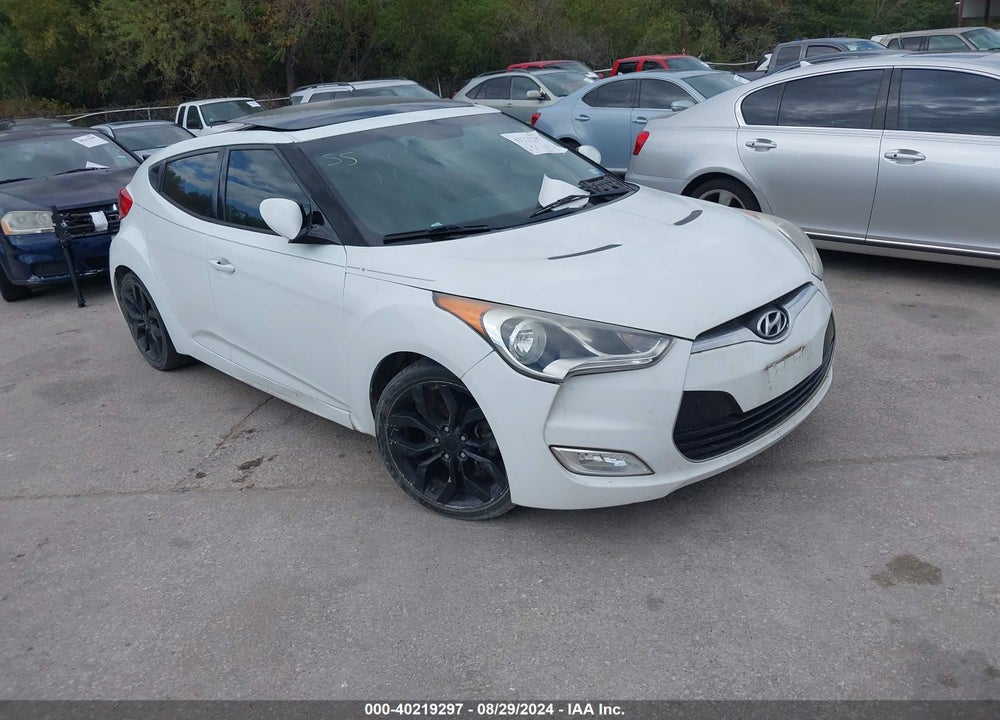 2013 HYUNDAI VELOSTER BASE W/GRAY VIN: KMHTC6AD5DU134425