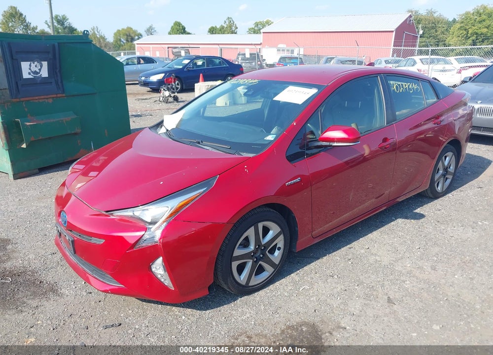 2016 TOYOTA PRIUS THREE TOURING VIN: JTDKARFU6G3511192