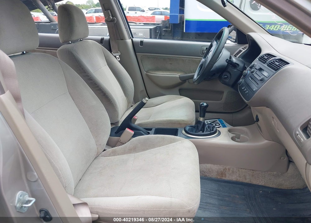 2001 HONDA CIVIC LX VIN: 1HGES15571L041009