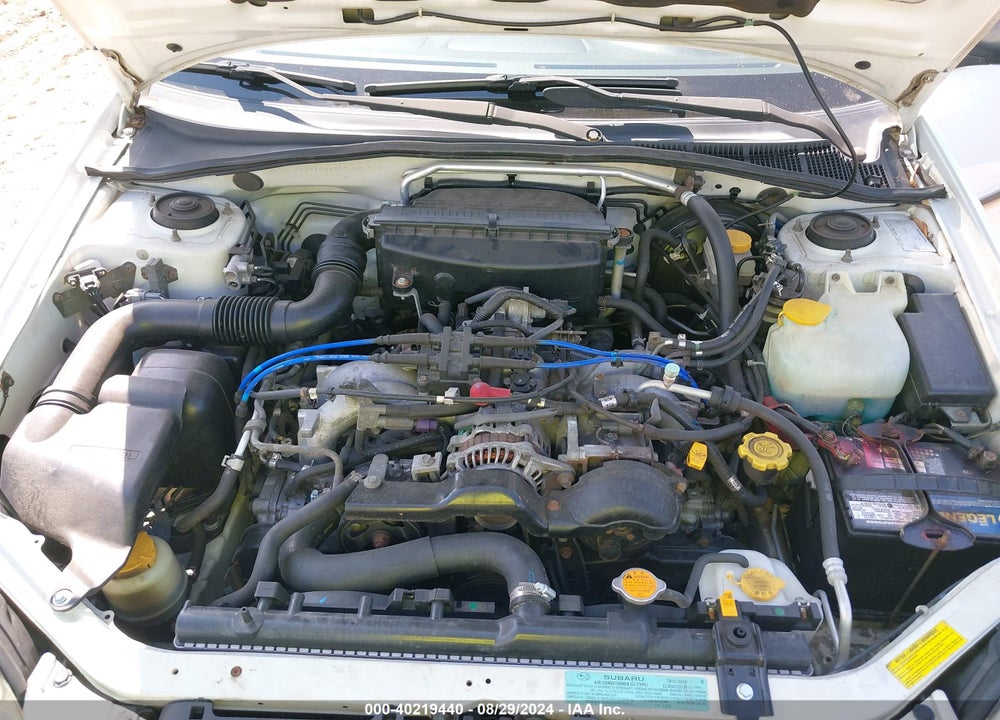 2002 SUBARU IMPREZA OUTBACK SPORT VIN: JF1GG68572H817151