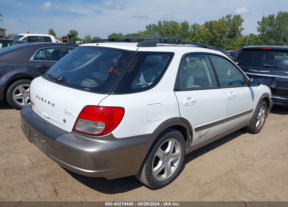 2002 SUBARU IMPREZA OUTBACK SPORT VIN: JF1GG68572H817151