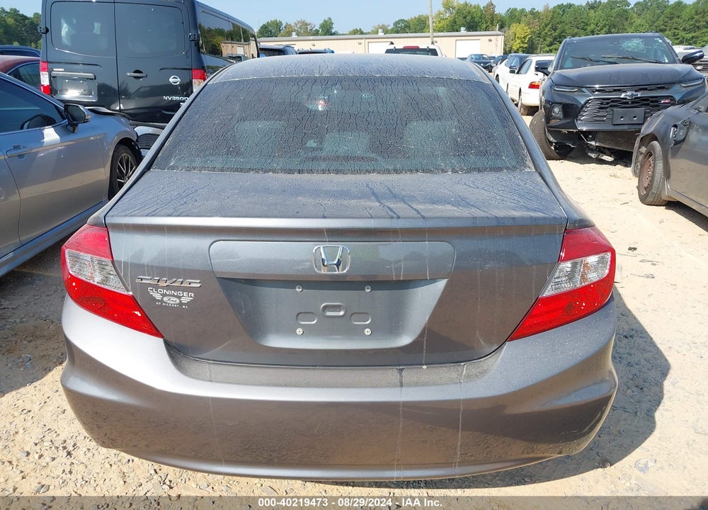 2012 HONDA CIVIC LX VIN: 2HGFB2F50CH522812