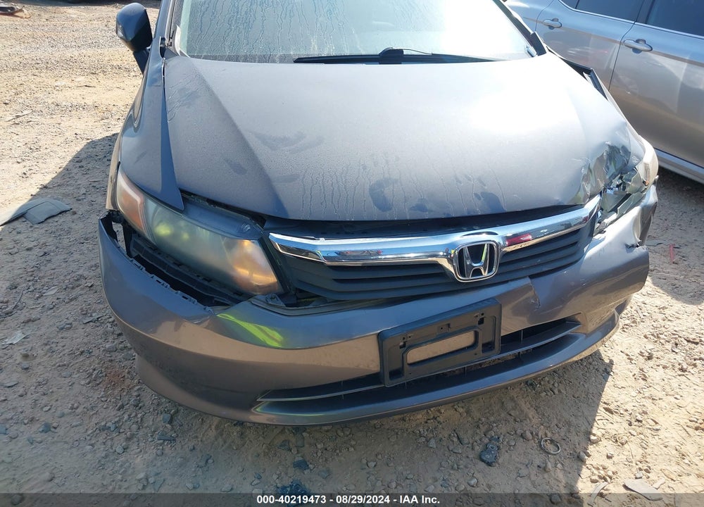 2012 HONDA CIVIC LX VIN: 2HGFB2F50CH522812