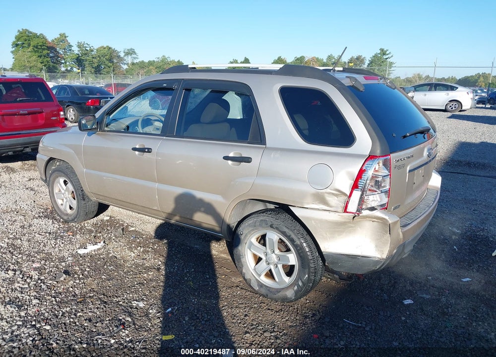 2009 KIA SPORTAGE LX V6 VIN: KNDJE723097580652