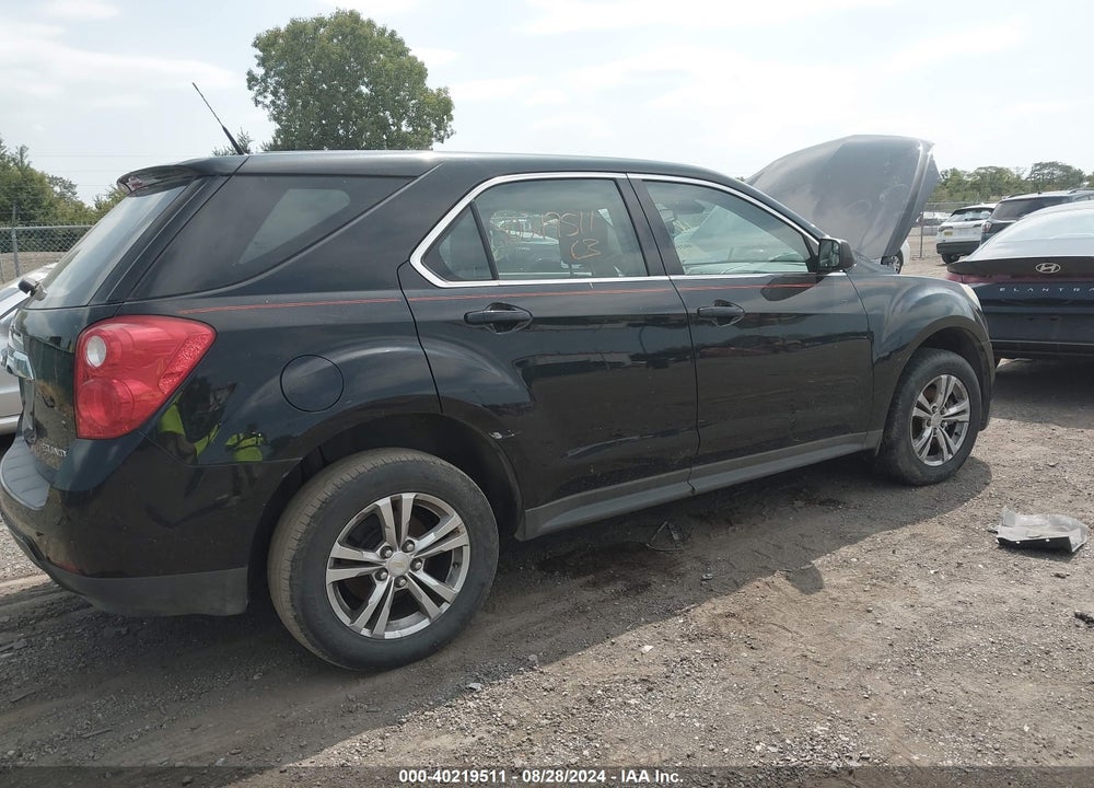 2013 CHEVROLET EQUINOX LS VIN: 2GNFLCEK8D6150164