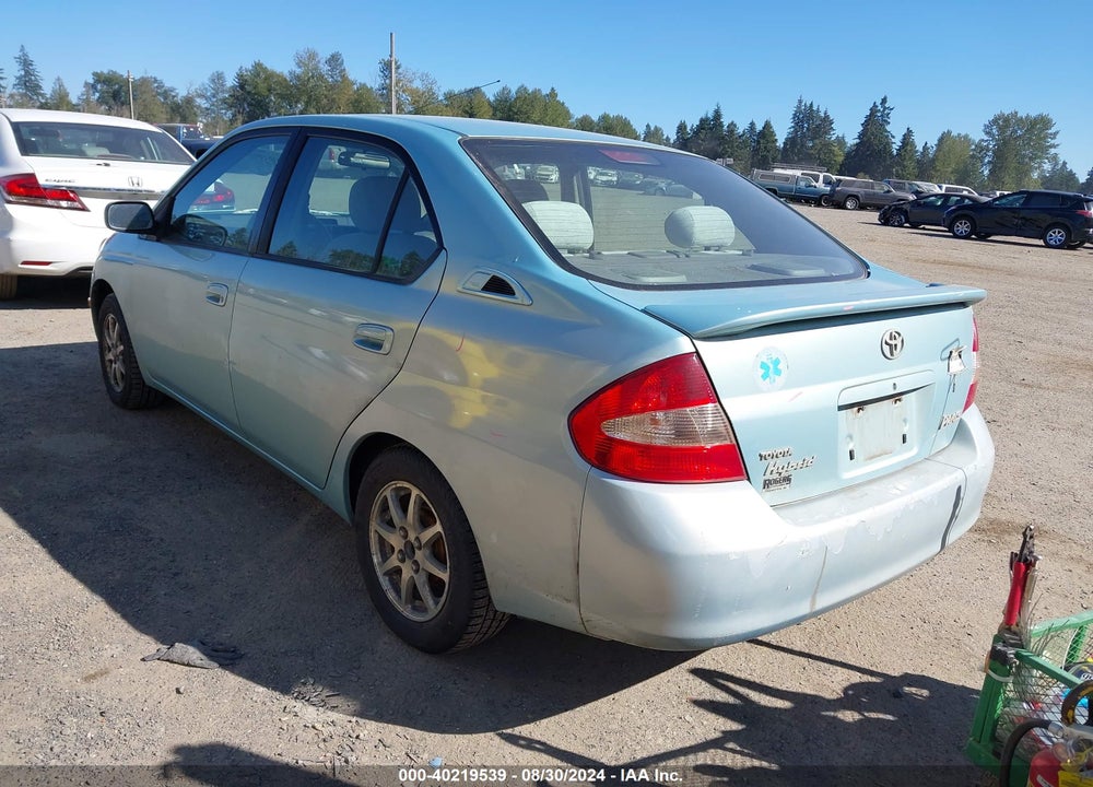 2002 TOYOTA PRIUS VIN: JT2BK12U020064124