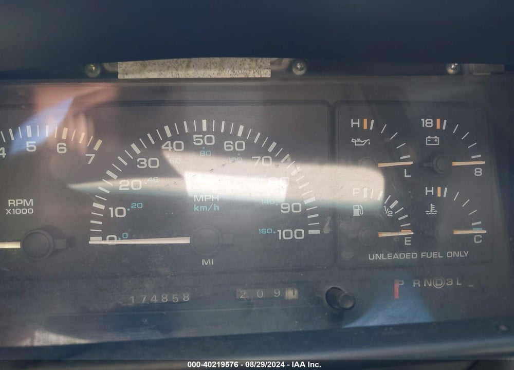 1995 DODGE CARAVAN VIN: 2B4GH55R3SR104807