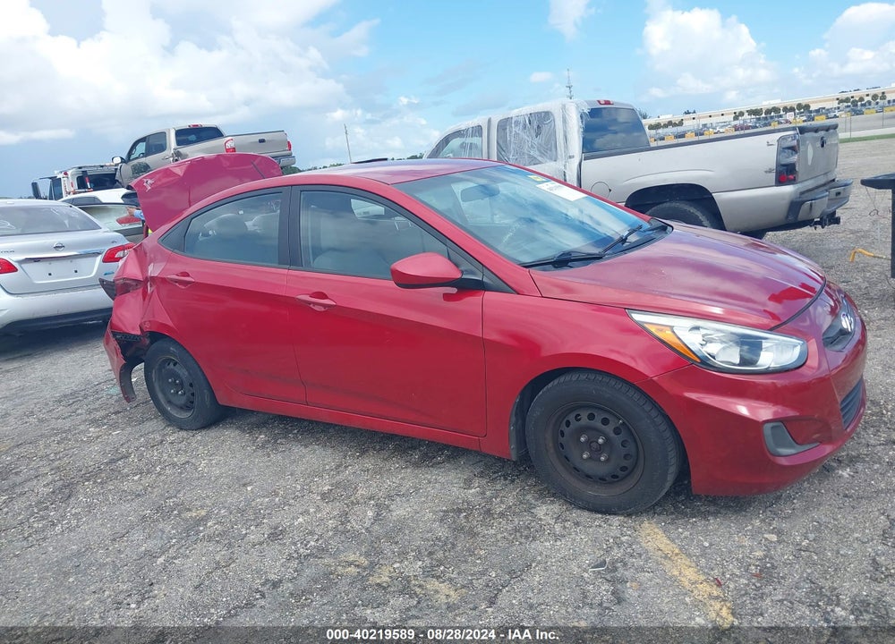 2015 HYUNDAI ACCENT GLS VIN: KMHCT4AE9FU854942